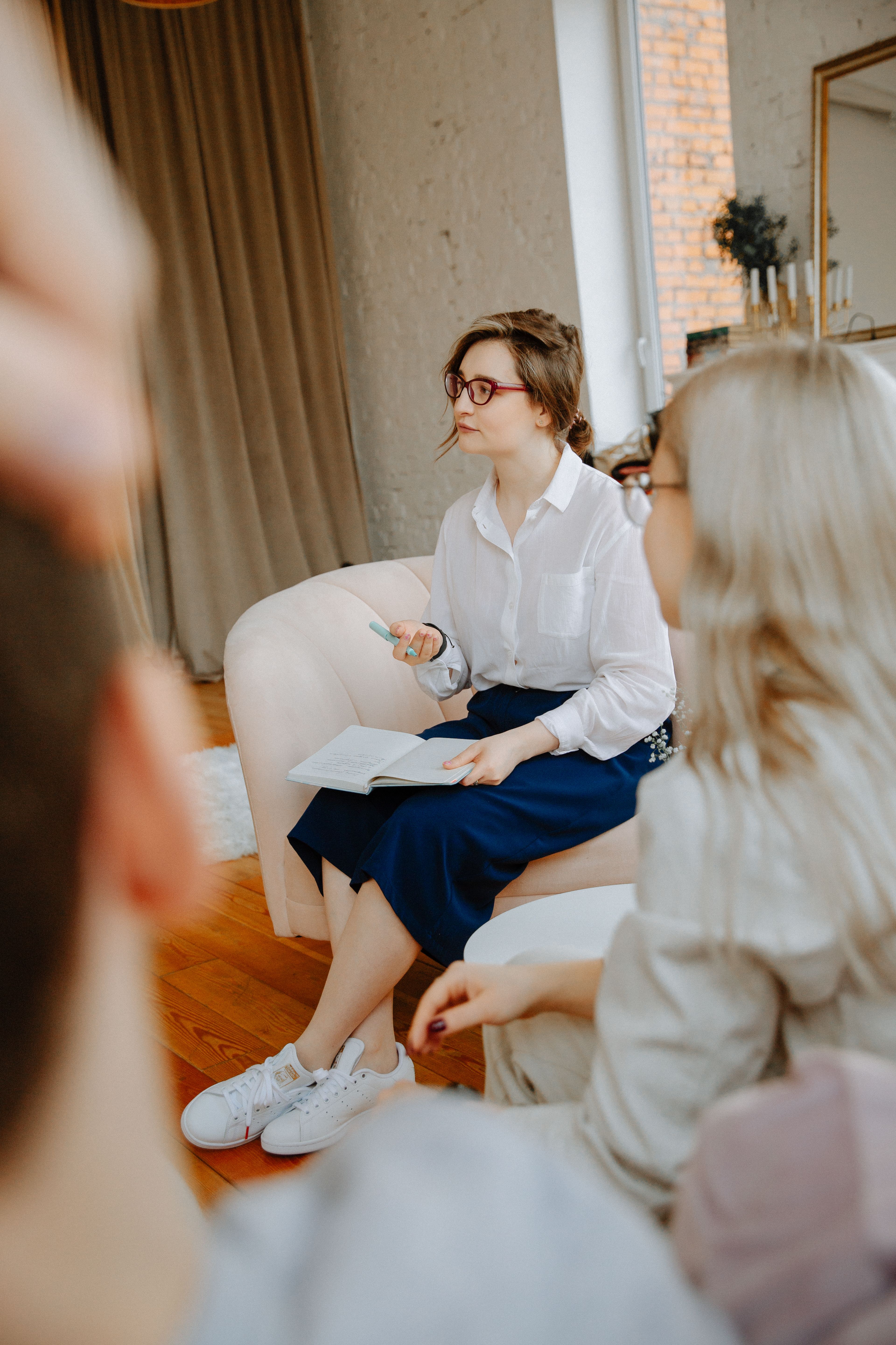 Students learning Accent Coaching